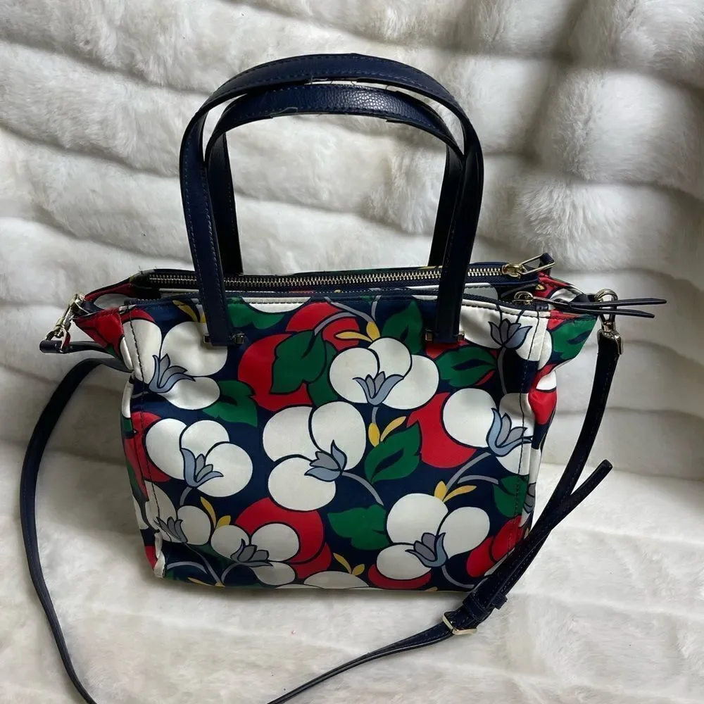 Kate Spade Dawn Breeze multi color Nylon  Medium Satchel/Shoulder bag .